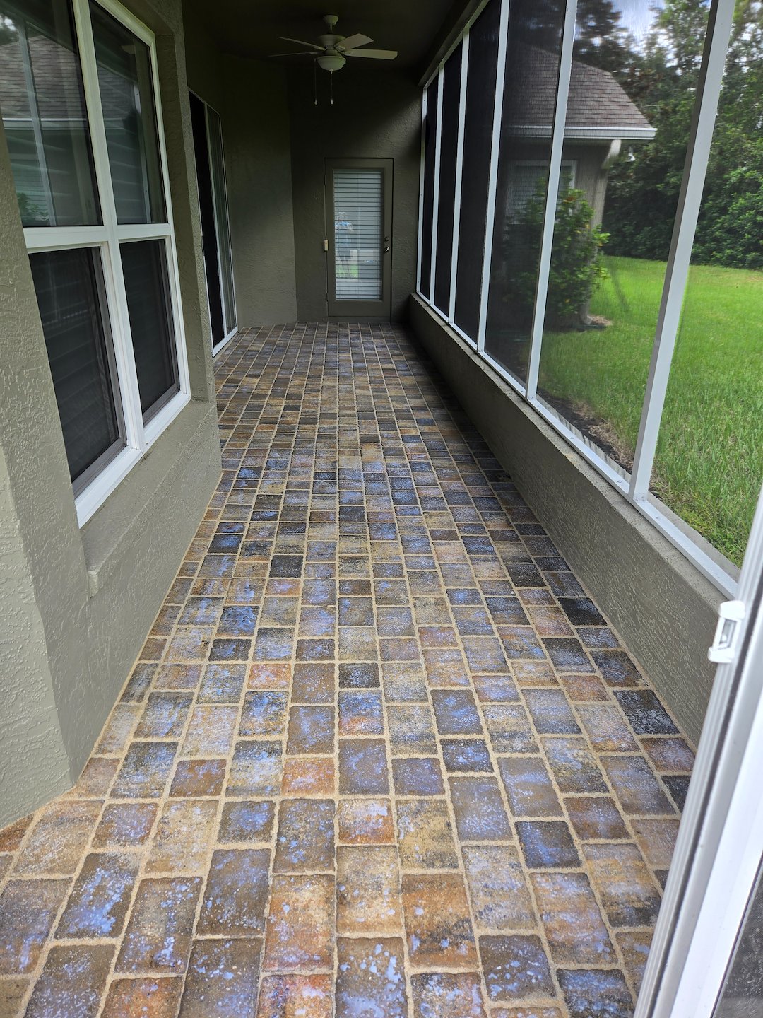 Top Quality Paver Cleaning, Sanding, and Sealing Performed in Port Orange, Florida